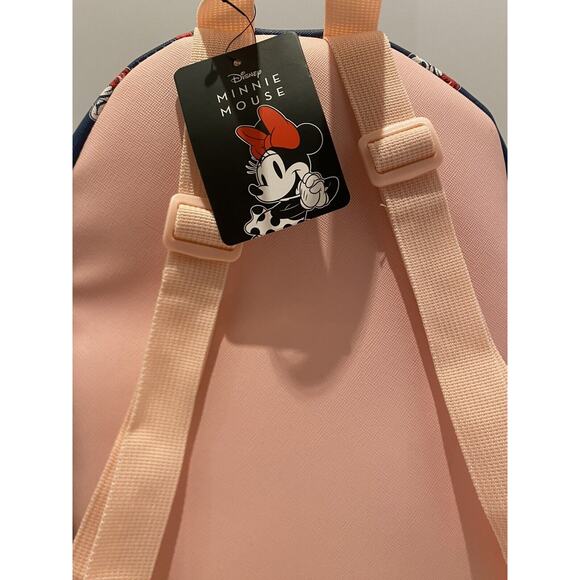 Bioworld Disney Minnie Mouse Character Mini Backpack - New With Tags Pink/Blue main image 5